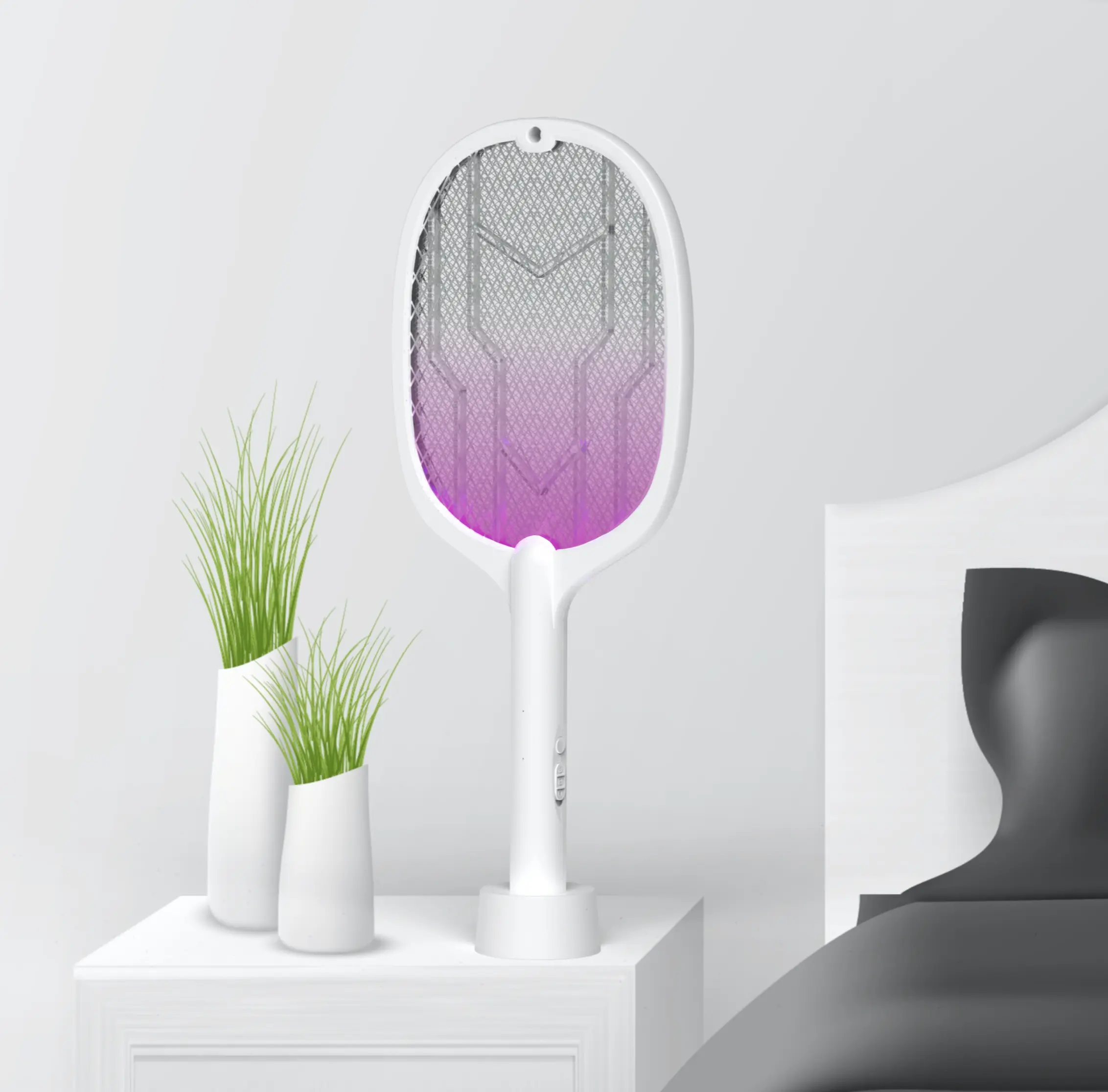 Crelab 2-in-1 Mosquito Racket and Zapper